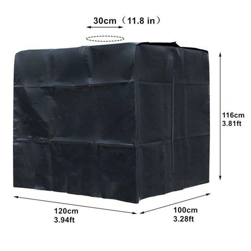 Water Tank Protective Cover 1000 Liters IBC Container Waterproof And Dustproof Cover Sunscreen Oxford Cloth 210D