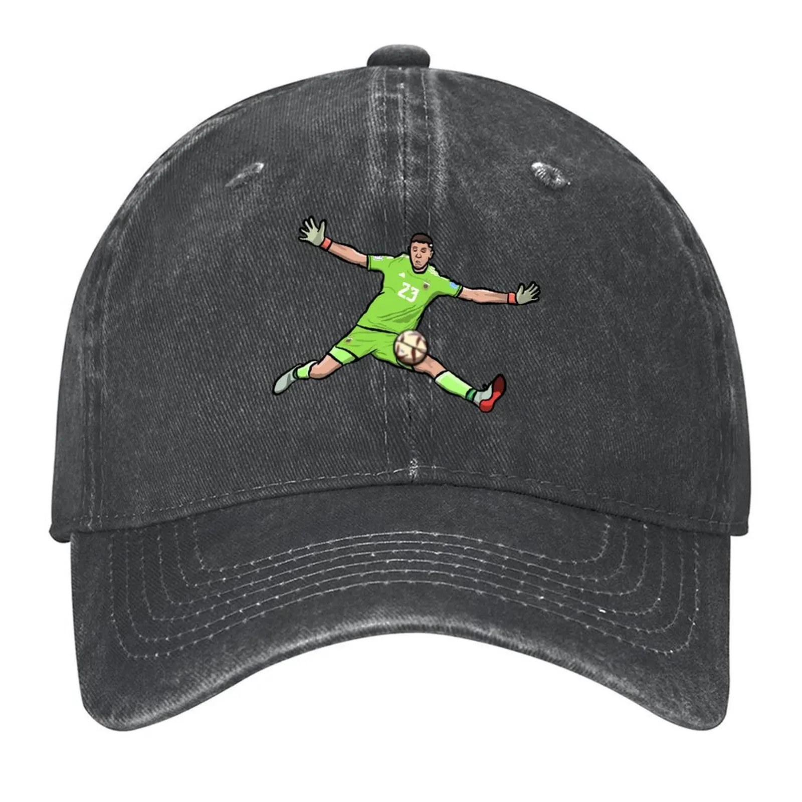 

Emi 'Dibu' Martinez, the Heroic Save! Baseball Cap Mountaineering Golf Hat Sunhat hats on offer For Men Women's