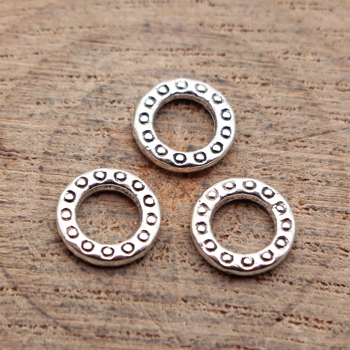 Connecteurs de breloques ronds découpés en cercle, fournitures de bricolage en résine pour la fabrication de bijoux et de bracelets