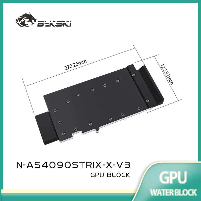 

Bykski N-AS4090STRIX-X-V3 GPU Block for ASUS TUF GAMING/ROG STRIX RTX4090 Video Card Water Cooling/AI Intelligence Deep Learning