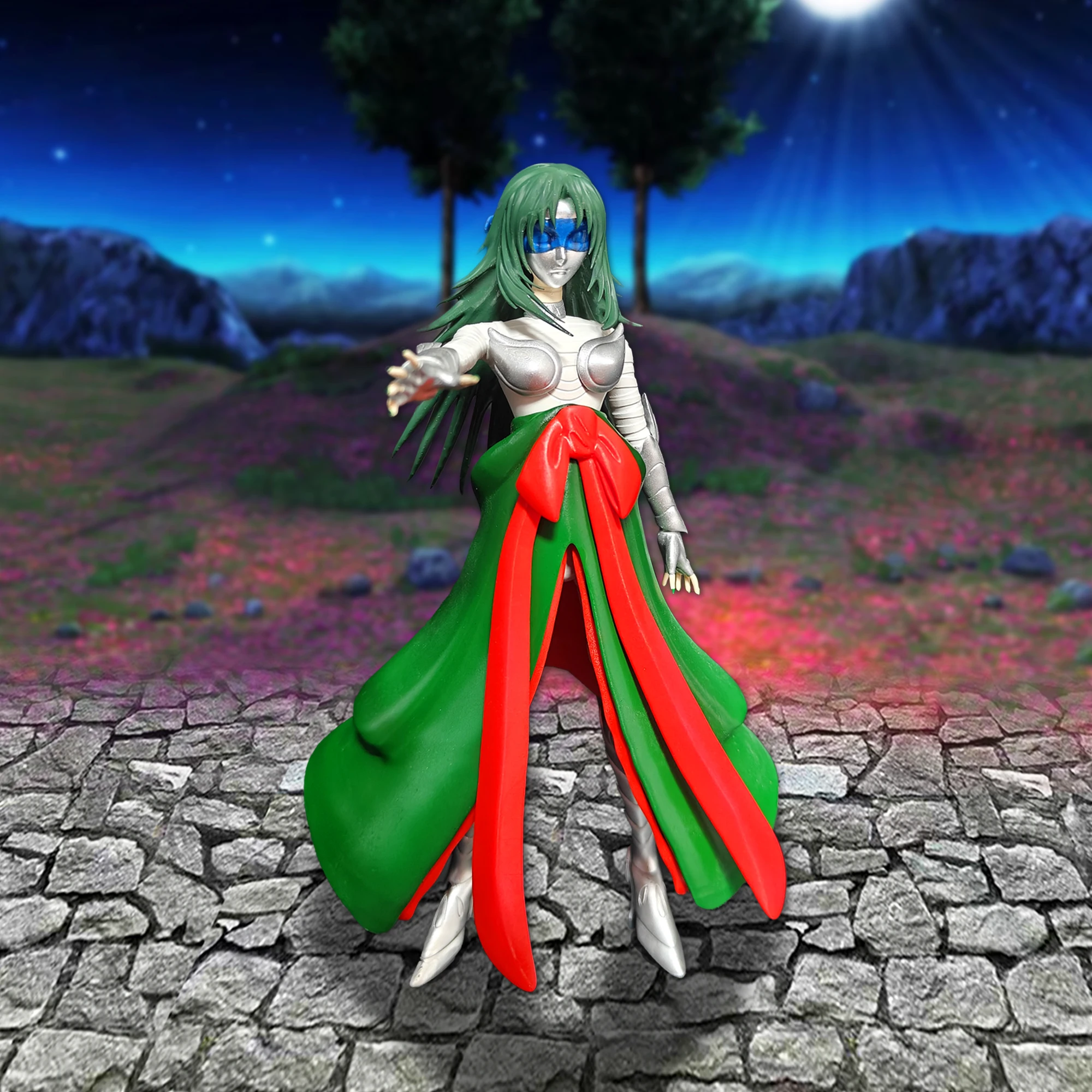 

SaintSeiya-SaintiaShō Peacock Mayura - Silver Saint Resin Statue Collectible Model Toy