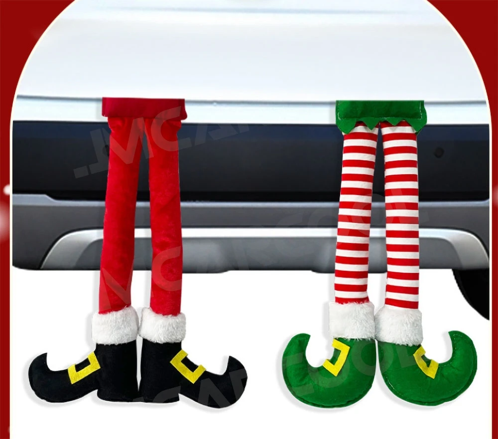 

Декор Эльф Рождество 2024, аксессуары Санта-Счастливые ноги, подвески для дома, рождественские новые елки, украшения, год для автомобилей, подарки, планки