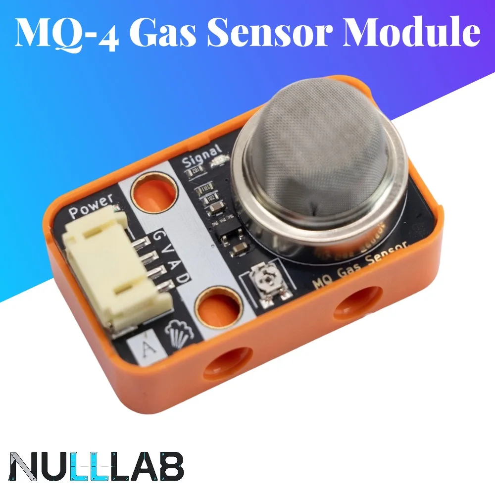 MQ‑4 Gas Sensor Module Methane Natural Gas Detector LM393 Comparator 3.3‑5V Analog Digital Output for Arduino ESP32 DIY Electron