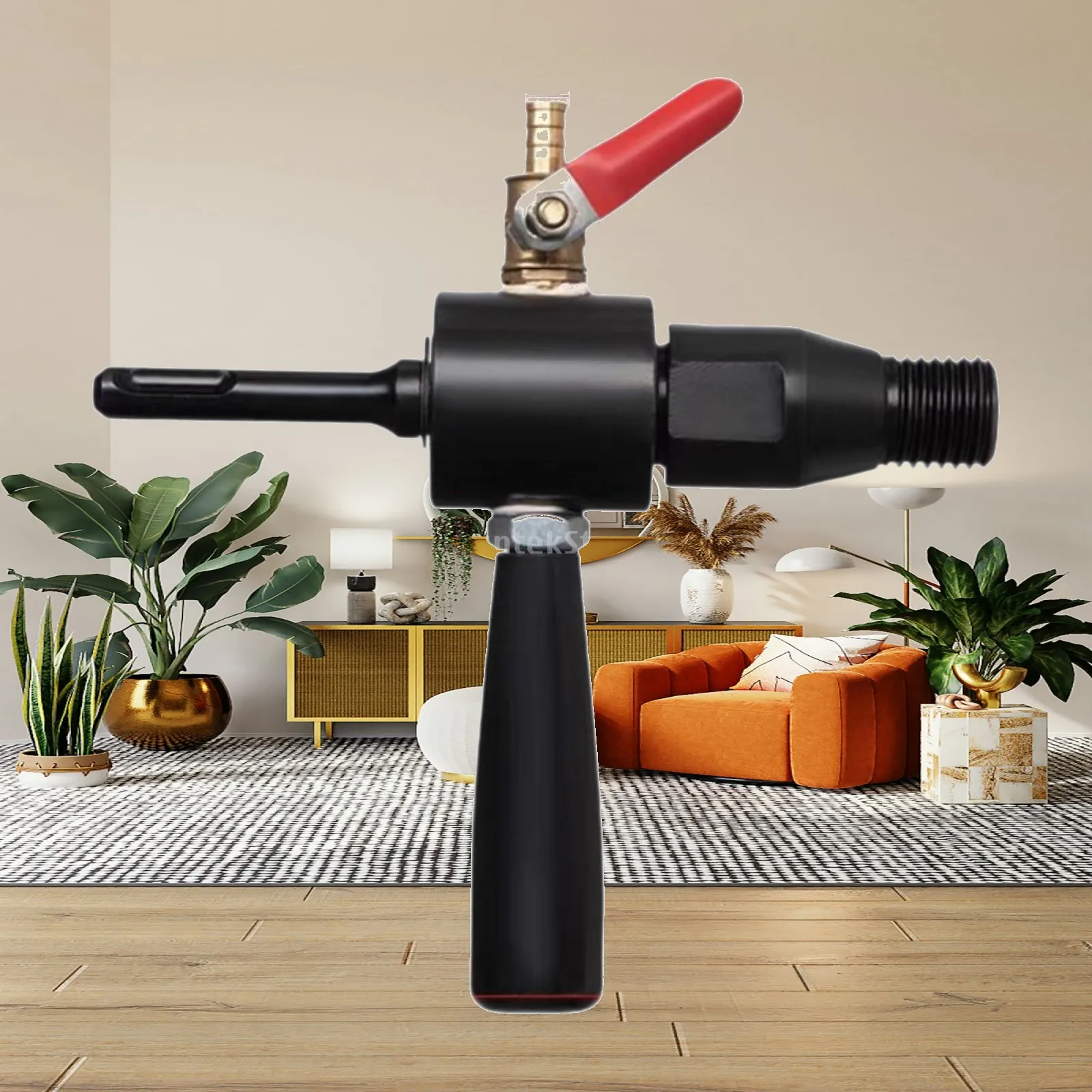Electric Hammer Water Converter M22 Thread Portable Drill Head Adapter for Wet Core Drilling