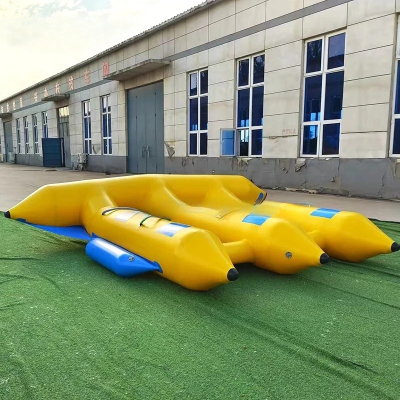 

Inflatable Water Amusement PVC Inflatable Towable Fly Fish Floating Banana Water Sports Game