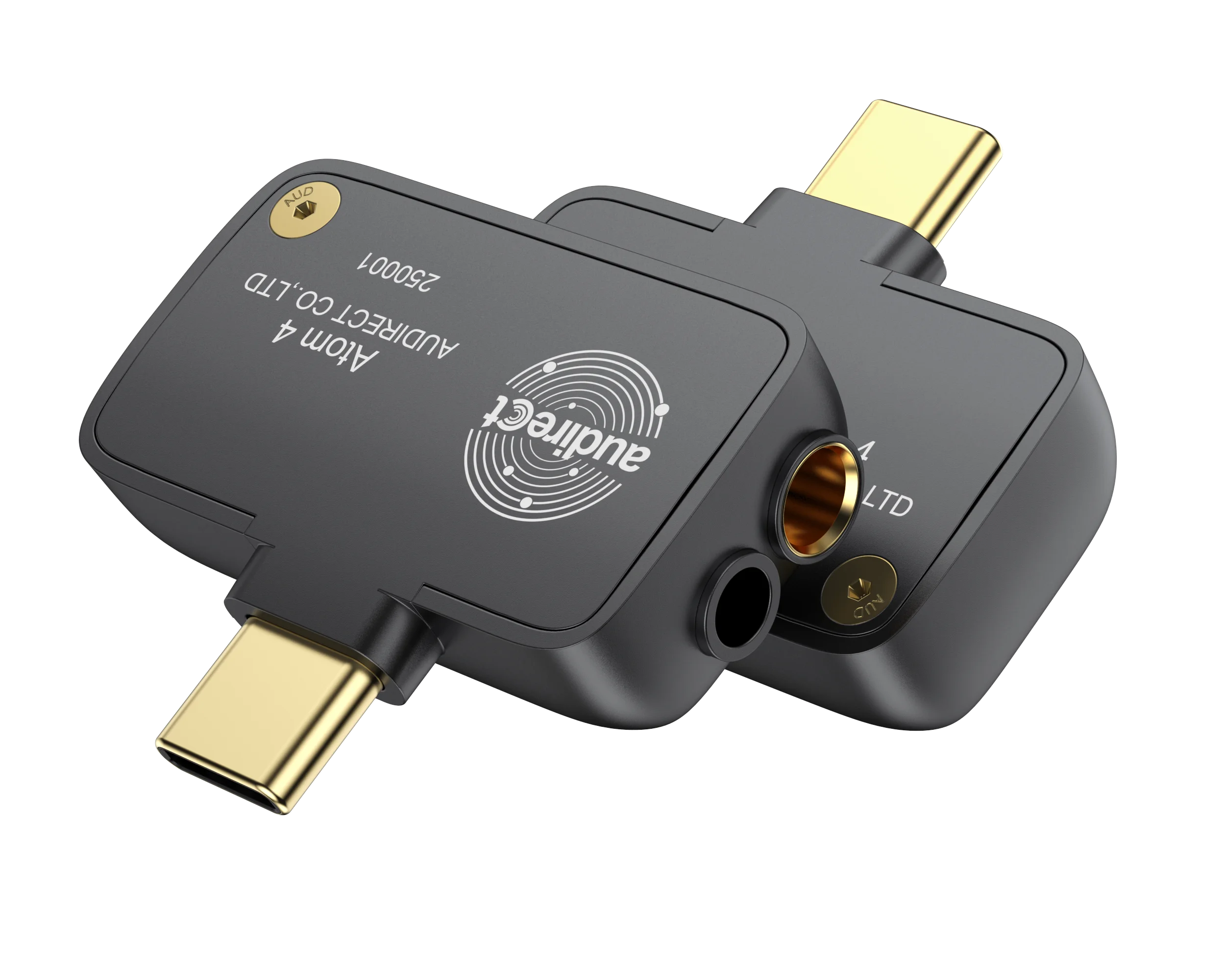 

Audione Audirect Atom4 Portable USB DAC Decoder USB C Headphone Amplifier Phone Adapter Type C AMP