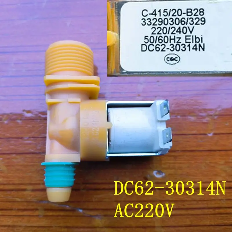 New Electric Water Inlet Solenoid Valve DC62-30314N For Samsung Dishwasher Washing Machine Washer Parts