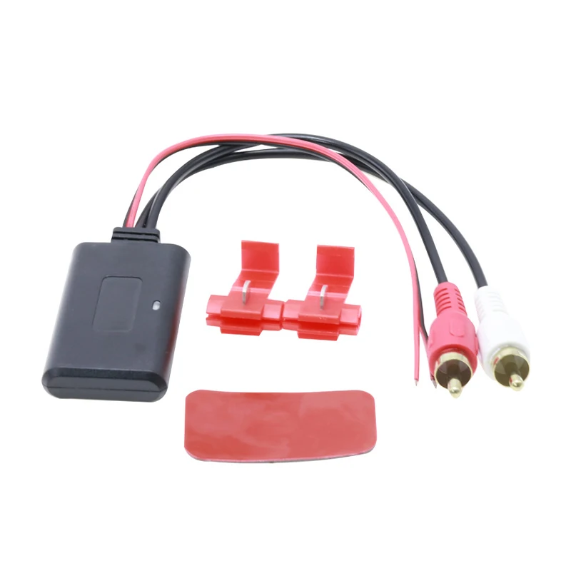 car Universal Bluetooth RCA Audio AUX Bluetooth Car Radio 2RCA Interface Left and Right Channel Bluetooth Audio Reception