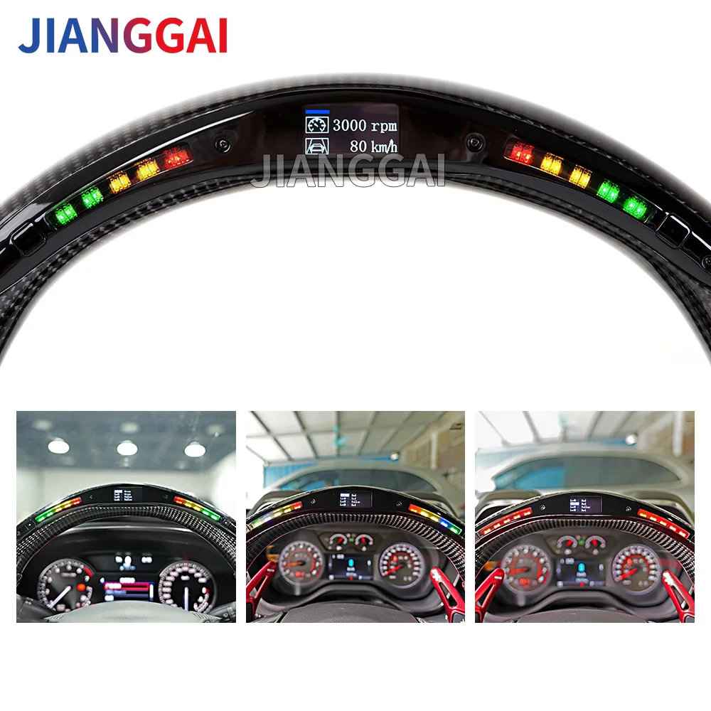 Universal Car LED Display Steering Wheel Kit Use Motors Galaxy Model Classic Model For Audi RS Benz AMG VW