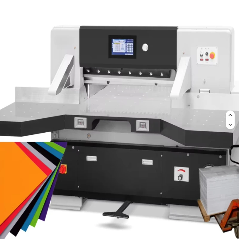 Automatic 780mm A4 Single Hydraulic with PLC Motor & Engine Program Controlled for Paper Making Paper Cutting Machine