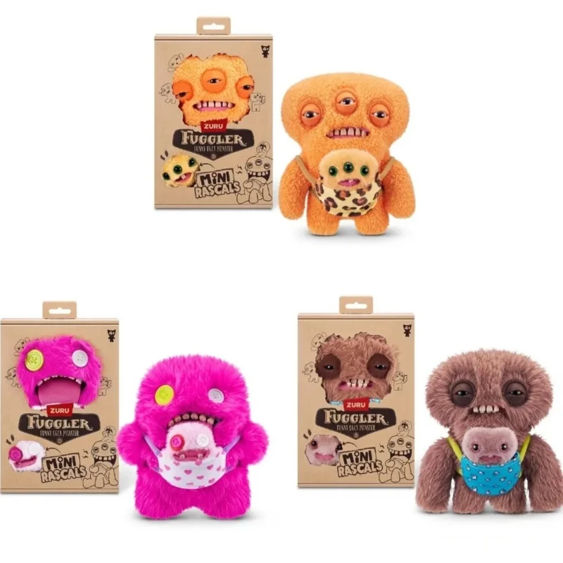 

New Anime Fuggler Tooth Monster Plush Doll Toy Cartoon Cute Funny Screaming Monster Doll Series Plush Doll For Kid Gift