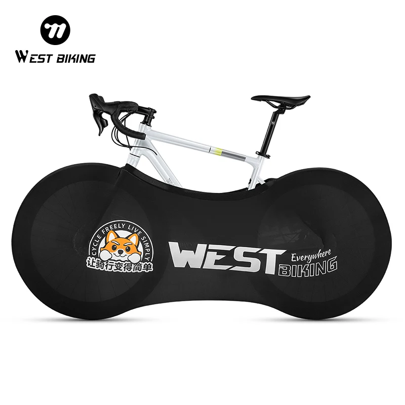 

WEST BIKING Bicycle Protector Cover Outdoor Waterproof Scratch-resistant Anti Dust Wheels Frame Cover Scratch Proof Storage Bag