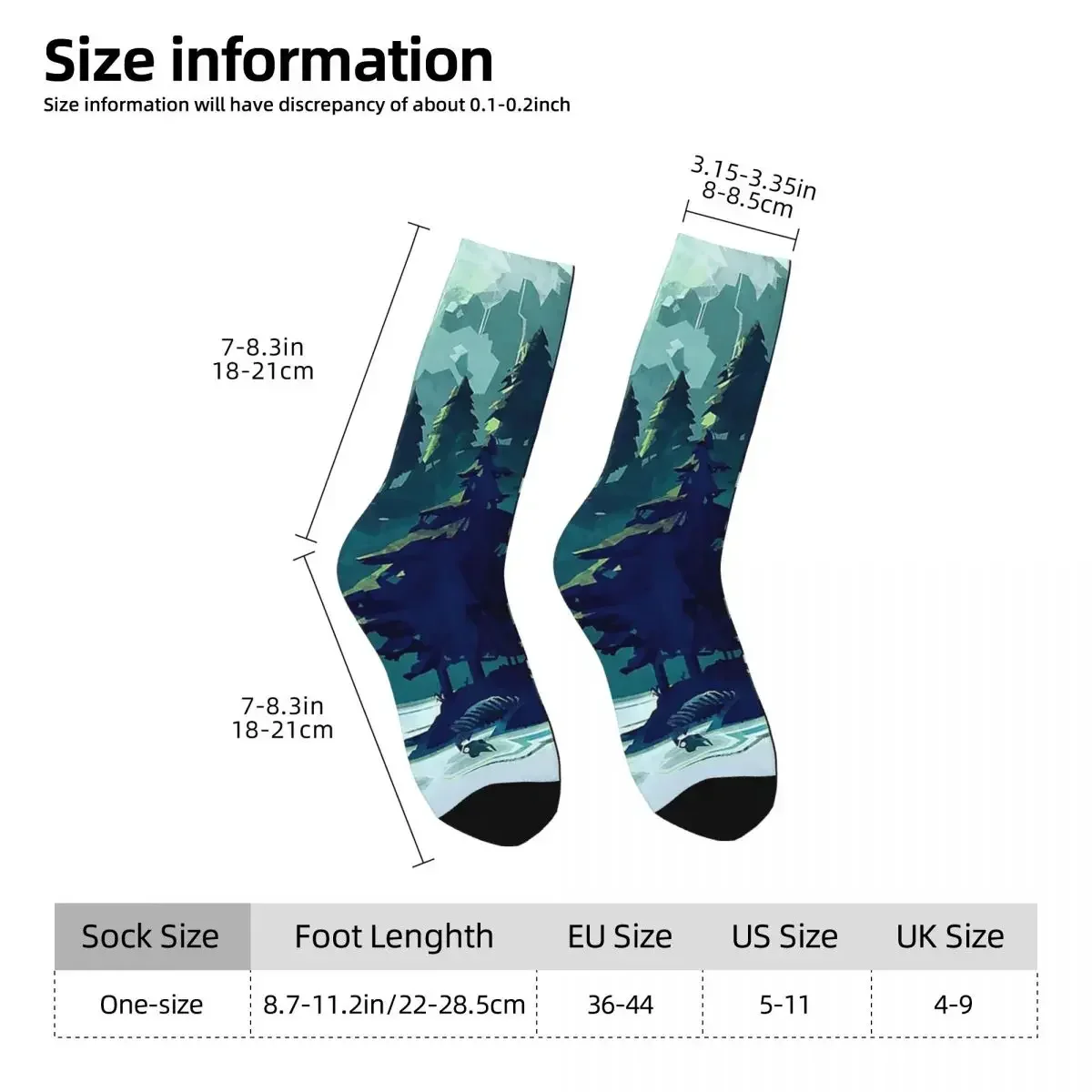 Canadian Mountain Socks Harajuku High Quality Stockings All Season Long Socks Accessories for Unisex Birthday Present