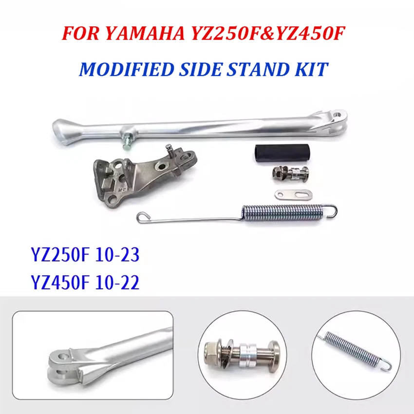 

For YAMAHA YZ250F/450F Motorcycle Kickstand Side Stand Kit Parking Footrest Side Support Bracket Modification Racing Accessories