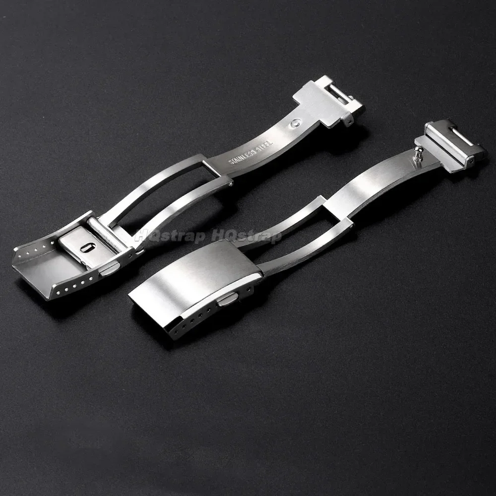 Luxury Stainless Steel Watch Buckle for Rolex 9mm×16mm Solid Folding Clasp for Submariner Strap Metal Button Watchband Accessory image 3