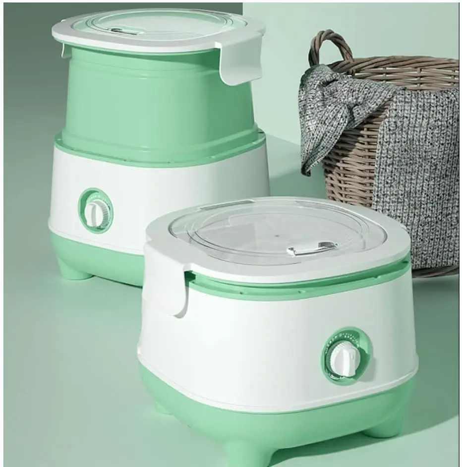 Small Portable washing machine，Camping laundry washer ，Portable Laundry Tub with Pipe, Washer,Small Clothes Washing Machine 