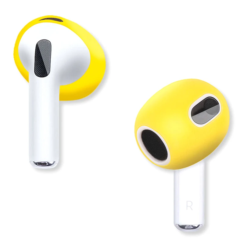 

1Pair Wireless Bluetooth Earphone Silicone Caps Soft Headset Eartip Earbuds Cover Ear Cover Tips Accessories Pad Sleeve