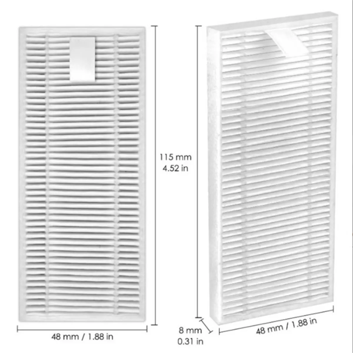 12PCS Replacement Parts for M3 / M3 Max Robot Vacuum Cleaner Accessories Main Brush Roller Side Brushes Mop Pads