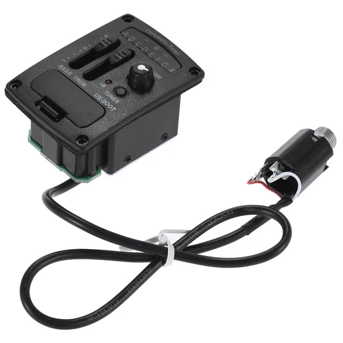 Imagen 2 del producto B48B-Uk-300T Ukelele Piezo Pickup Preamplificador Eq de 2 bandas Ecualizador Ukelele Pastillas Sistema sintonizador