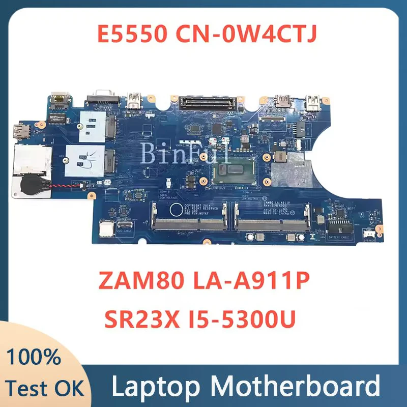 

CN-0NMKX7 0NMKX7 NMKX7 FOR DELL Latitude 13 3379 7368 7569 Laptop Motherboard 15264-1 W/SR2UW I3-6006U CPU 100%Full Working Well