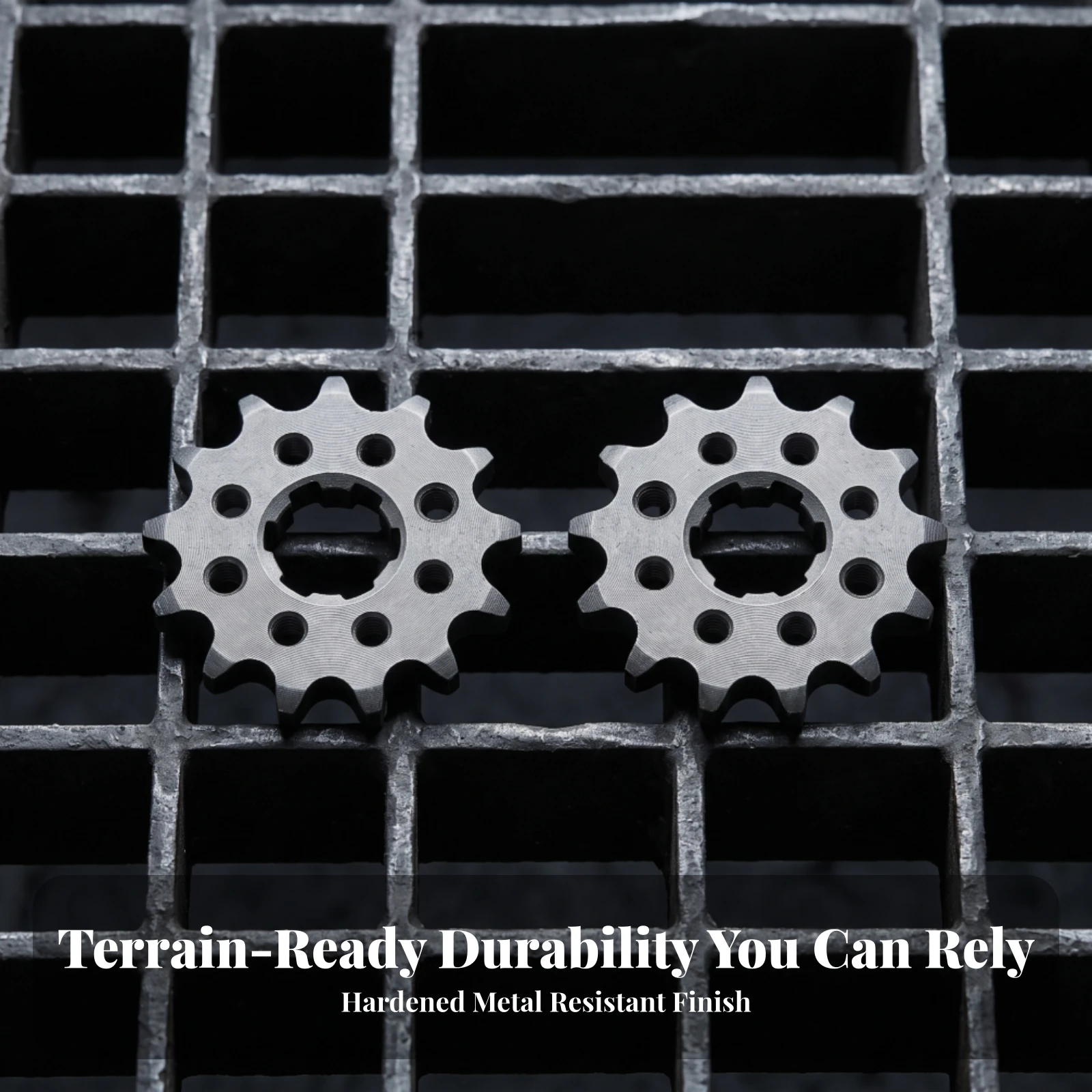 13 Tooth Front Sprocket Replacement Motorcycle Front Sprocket Steel Durable for Drivetrain Tuning