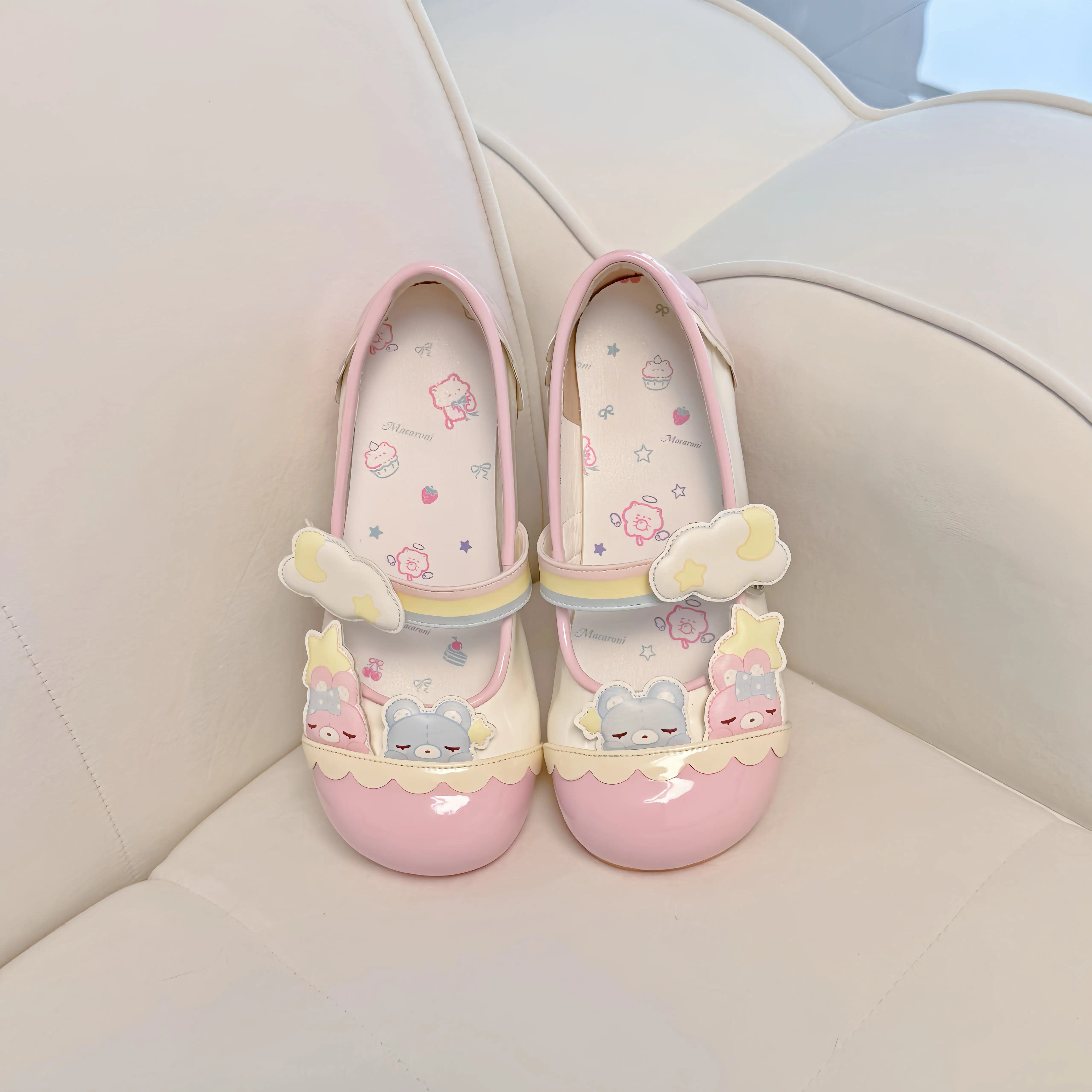 Originele zoete schattige Lolita enkele schoenen met lage hakken, geschikt voor tienermeisjes in Japanse stijl, studenten, campustheefeesten