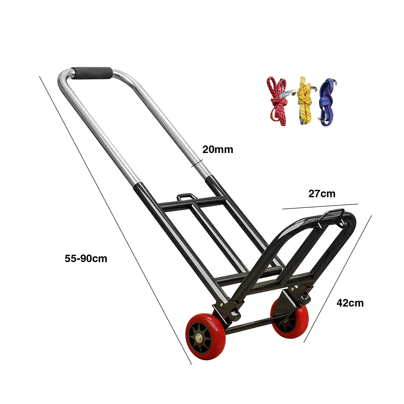 Heavy Duty Folding Hand Truck Shopping Trolley Baggage Trolley Baggage Trolley