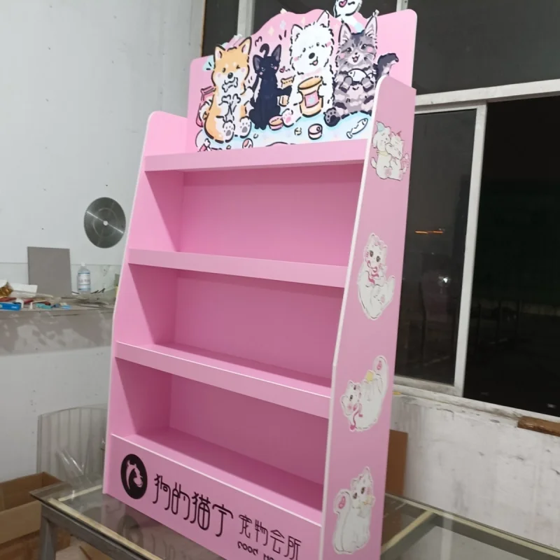 Custom. PVC Expansion Sheet) PVC Display Stand Supermarket Shelf Display Wine and Medicine Customized Cartoon Household Supplies