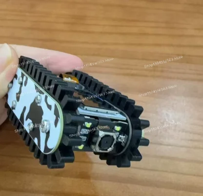 Pipeline Inspection WiFi Robot Car with Camera, ESP32 Tracked RC Tank for STEM Teaching DIY Programmable Toy