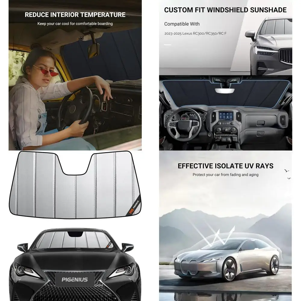 

Front Window Sunshade for 2023-2025 Lexus RC - Safeguard, UV Protection, Long-lasting Shield