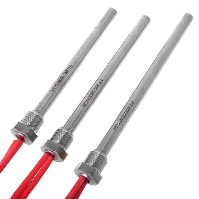 1 unidad de varilla de encendido de 350W 220V para estufa de pellets de madera, 10*140/150/170mm M16*1.5