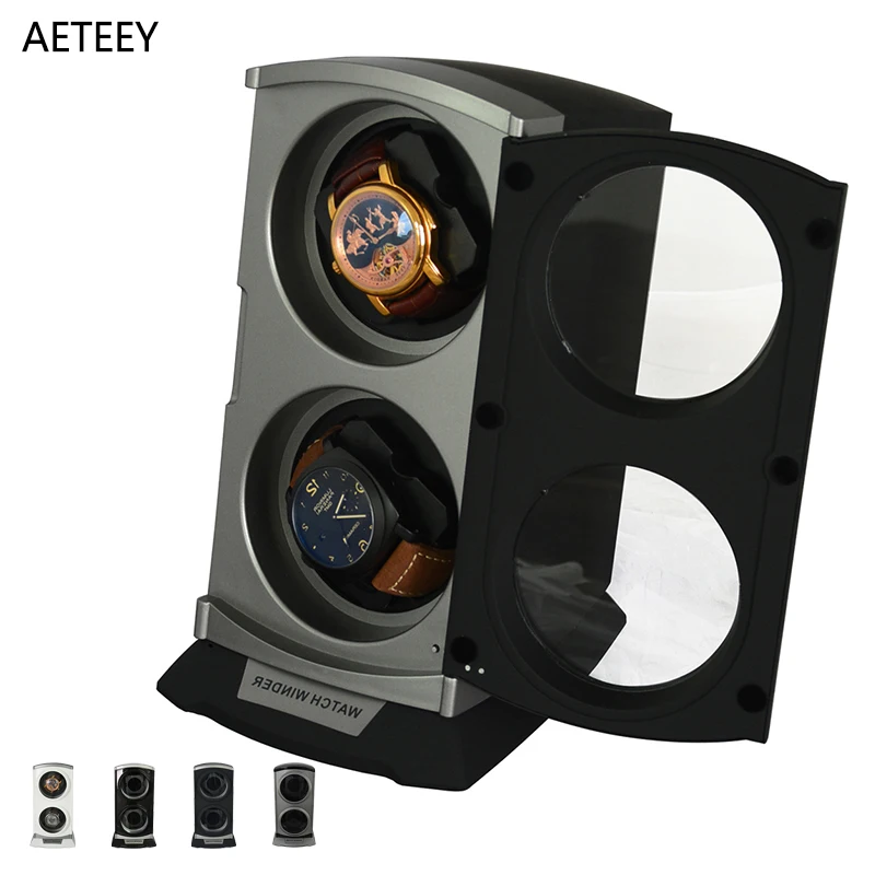 

For MC Sports Car Style Watch Winder Two Slots Automatic Watch Storage Case Display Watches Dustproof Customizable Logo OEM