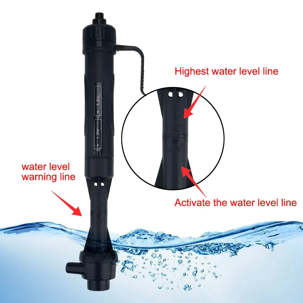 Waste Remover Filters Tools Aquarium Fish Tank Pipe Vacuum Suction Filter Battery Operated Water Change Pump Gravel Cleaner Too