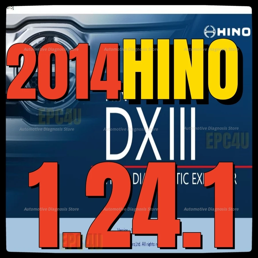 

2024 Newest Hino Diagnostic EXplorer 3 - Hino DX3 V1.24.2 [02.2024] with keygen Remote Install Help