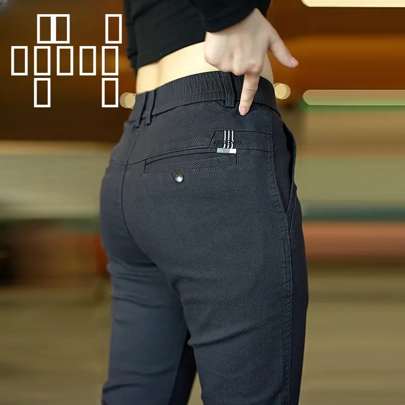 

Легкие мужские повседневные брюки прямого кроя для всех сезонов: универсальные, деловые, из хлопка, для молодежи, стильные и энергичные