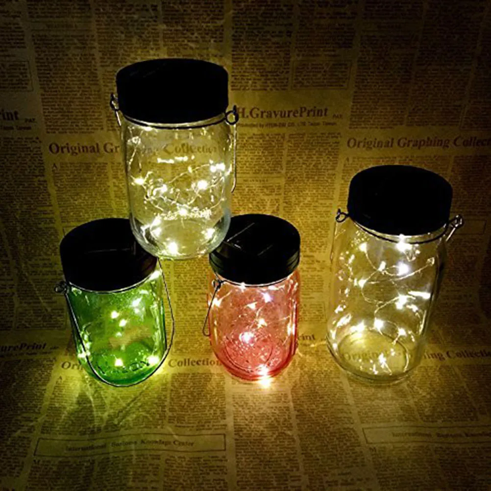 

10 Led Solar Bottle Cap String Lights Waterproof Decorative Fairy Lights For Garden Yard Patio Halloween Christmas Party