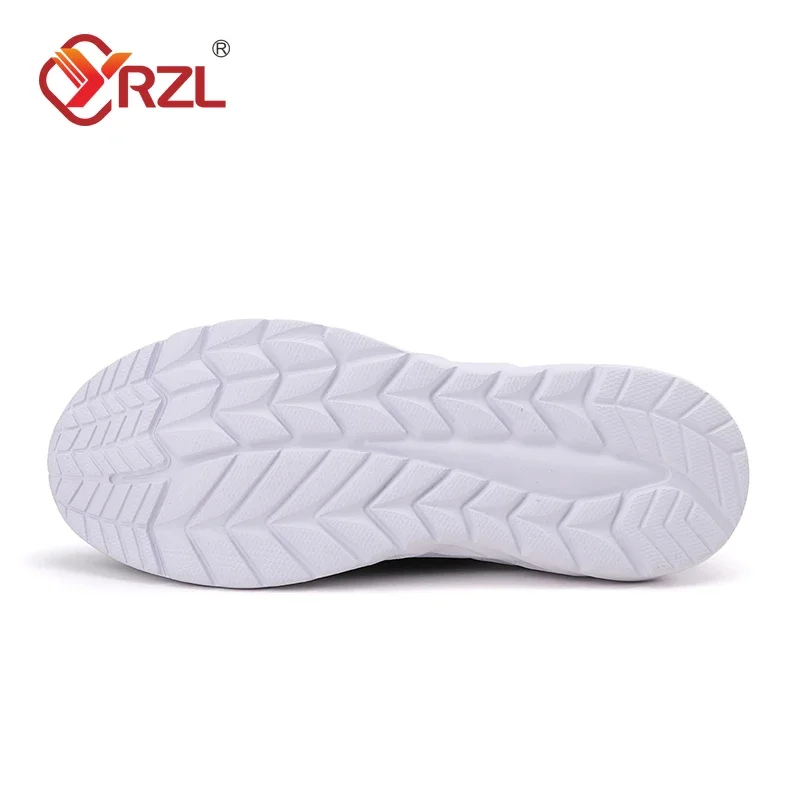 YRZL Zapatillas de malla transpirables para hombre, zapatos informales para caminar al aire libre, Sandalias planas grandes de malla ligera, Verano