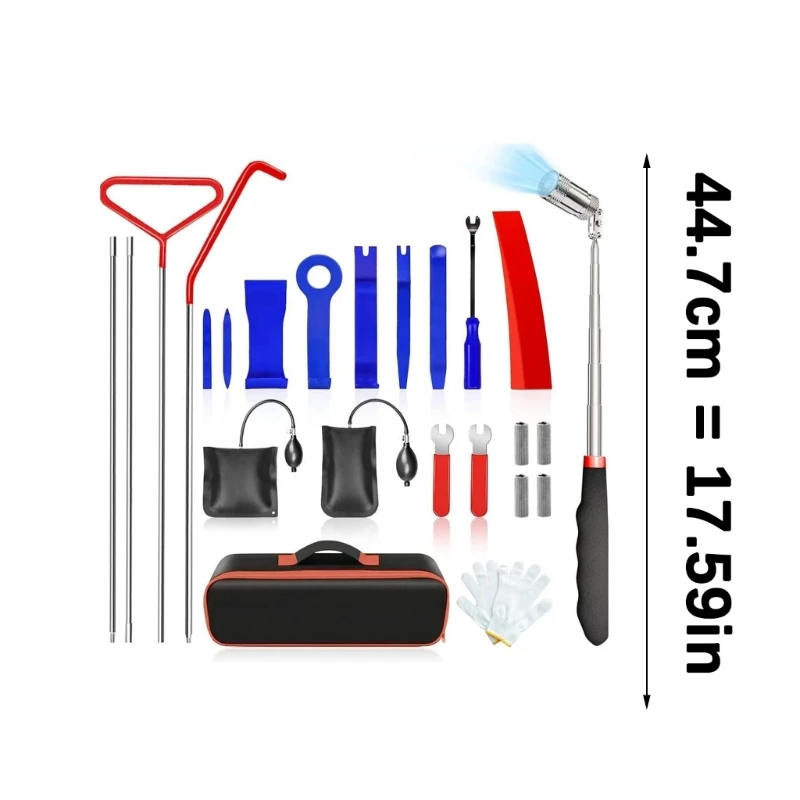 

Car Maintenance Ergonomic Handle Interior Trim Removal Tool With Storage Bag
