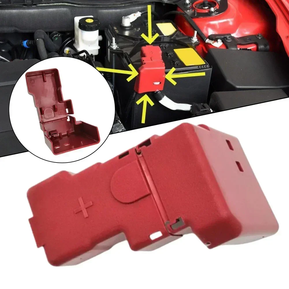 For Mazda 6 GH Battery Positive Cover Replacement Parts GS1D-67-KB1 1PCS Battery Positive Cap ABS Red