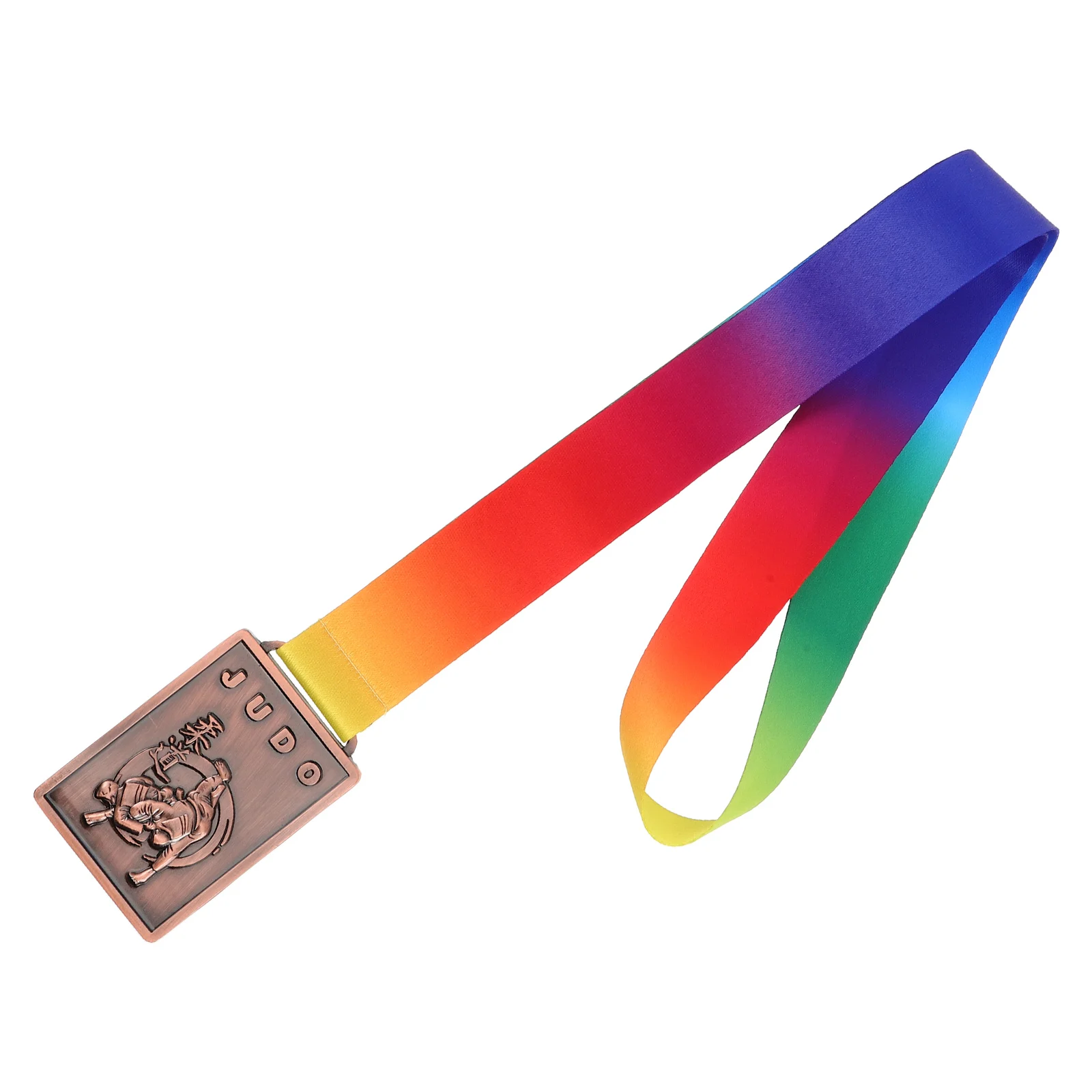 Médailles de Judo en métal argenté, récompenses sportives pour compétition d'arts martiaux, prix de Champion pour enfants étudiants, trophée en alliage de Zinc