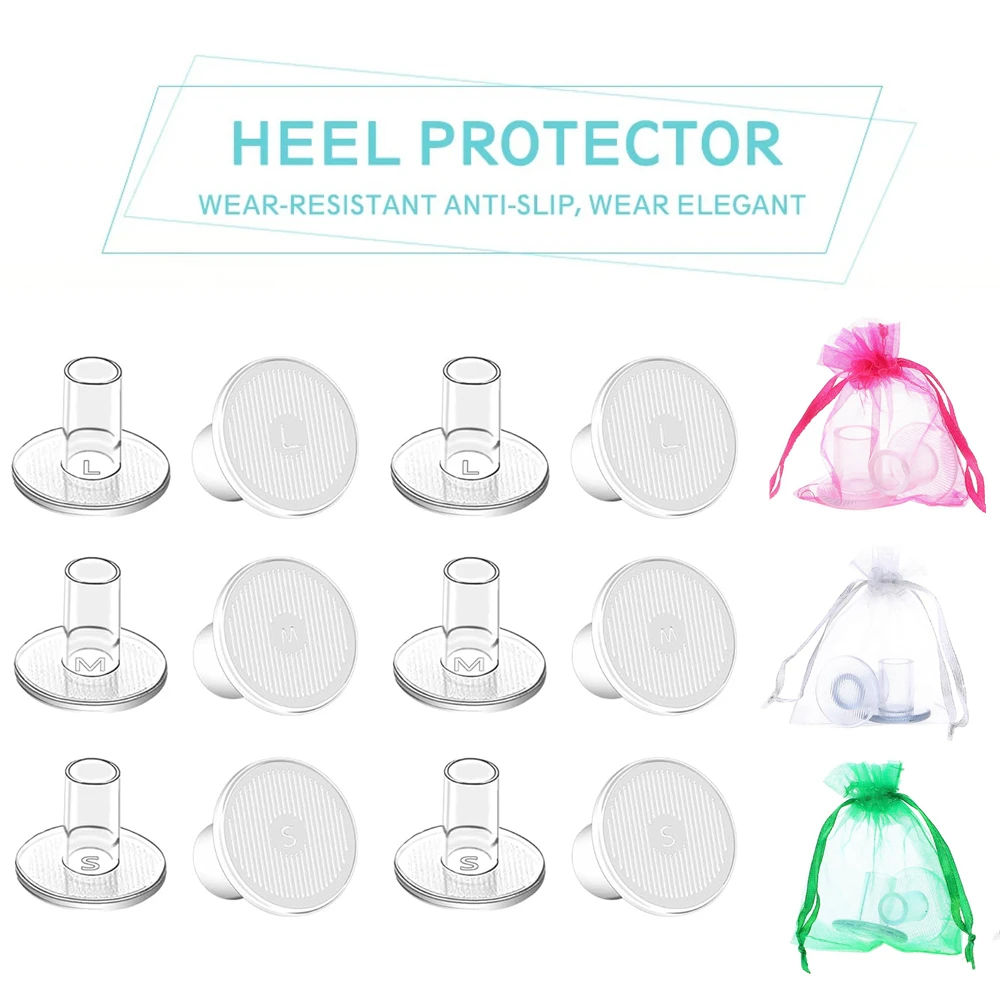 

150 Pairs High Heel Protectors Heel Repair Cap Covers for Outdoor Weddings Events Heel Stoppers Stop Sinking in Grass and Cracks