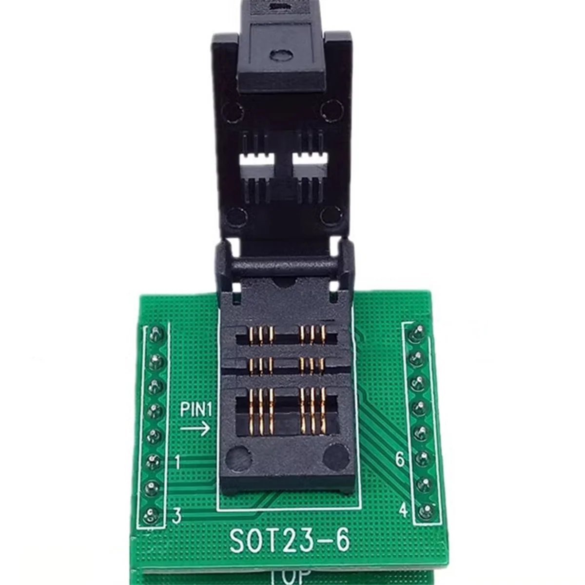 2025+For SOT23-6L SOT23 to DIP6 IC プログラマアダプタチップテストソケットアダプタ燃焼シート簡単なインストール