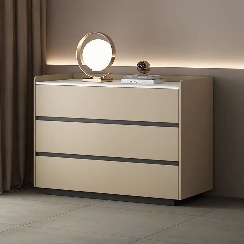 

Environmentally friendly widened bedside cabinets, chest cabinets, simple Internet celebrities, light luxury, minimalist leather