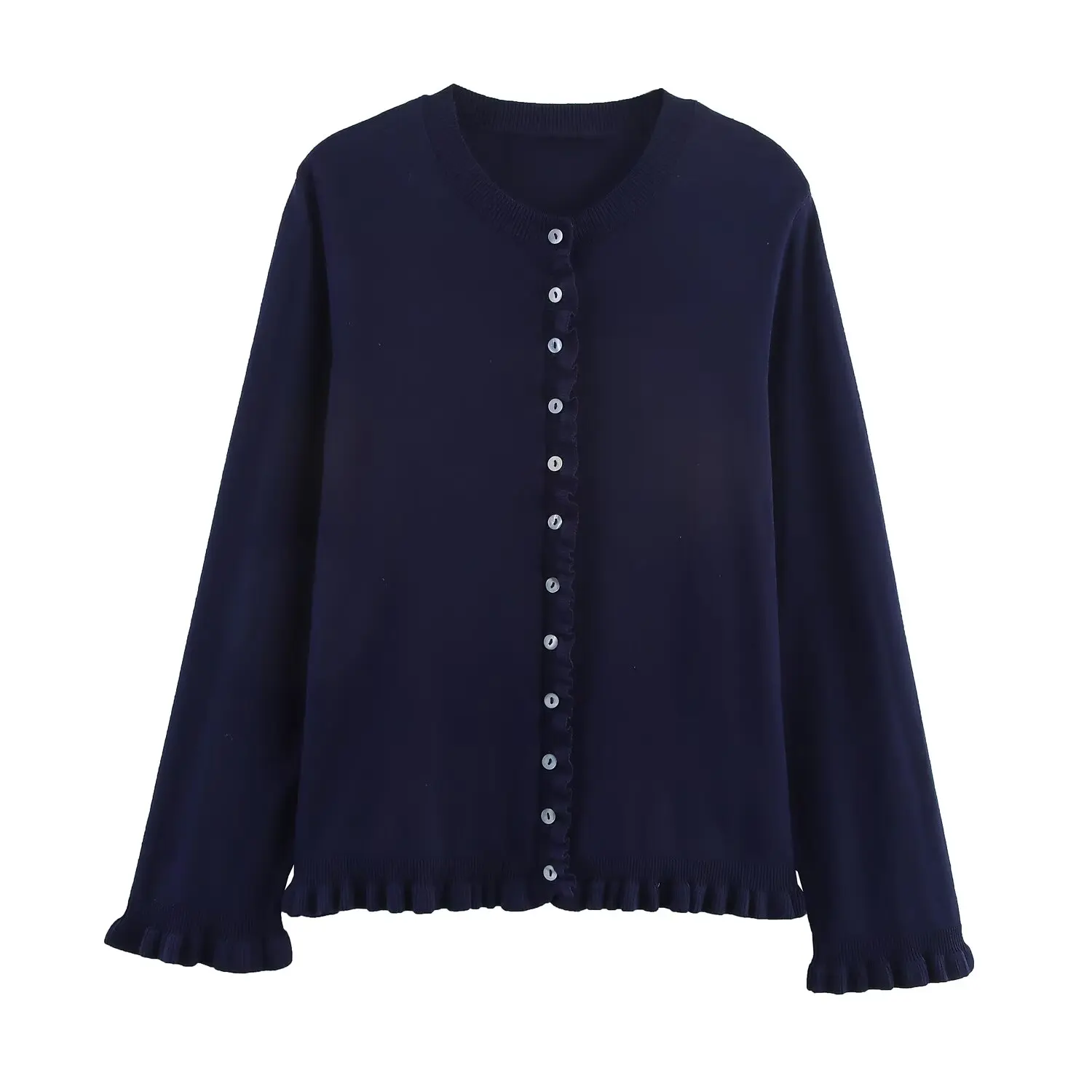 Damski sweter jesienny 2025 Nowa moda Elastyczny, dopasowany sweter w paski Damski elegancki sweter rozpinany w stylu streetwear dla młodych kobiet na jesień