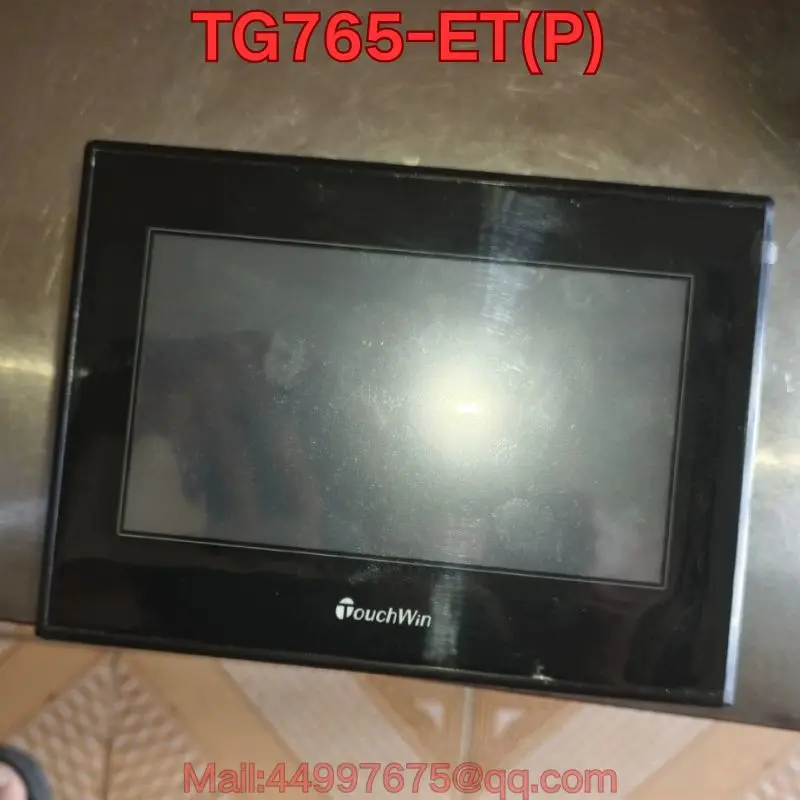 

Second-hand TG765-ET(P) touch screen function test is normal