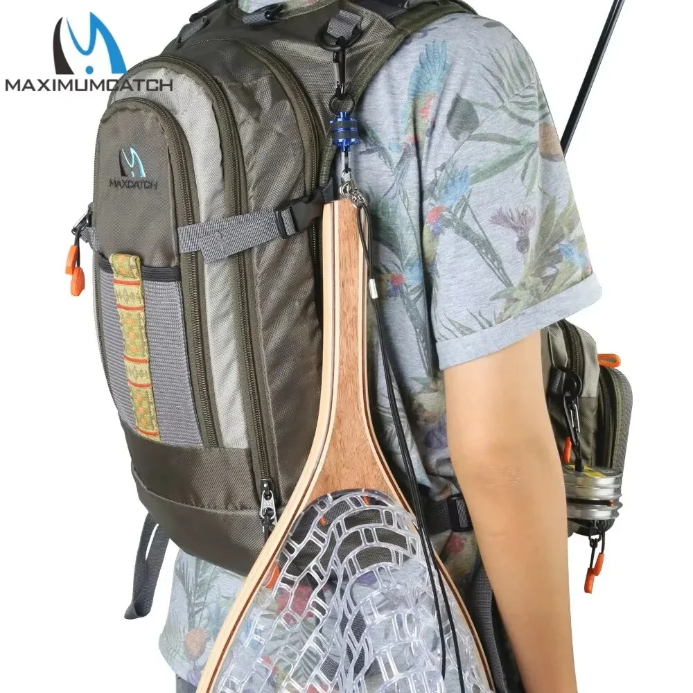 MAXIMUMCATCH Adjustable Breathable Mesh Fly Fishing Vest & Tackle Backpack – Multi-Pocket Outdoor Fishing Vest view 4