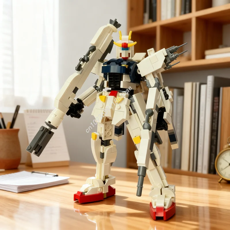 

534 детали MOC MF Gundamesd F, конструктор, архитектурные блоки, игрушка для самостоятельной сборки, креативный подарок на Рождество, развивающий конструктор для детей