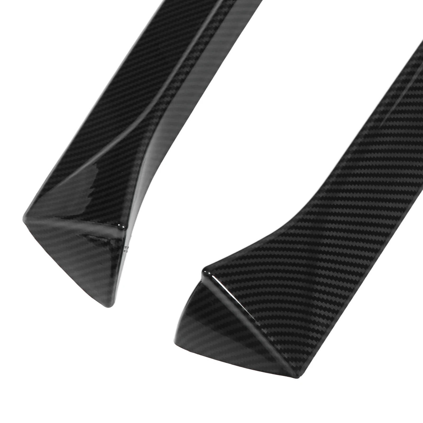 2Pcs Car Rear Window Side Splitter Wing Exterior Trim Left Right Auto Replacement Only For SEAT LEON 5F FR Mk3 MK3.5 2013‑2021