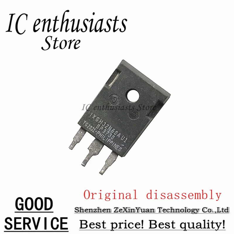 

10PCS IXGH32N60AU1 IXGH32N60 32A 600V TO-247 Original disassembly