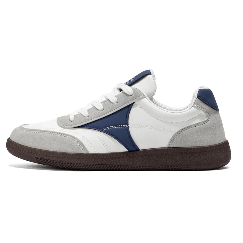 

2025 Новая осенняя модная и универсальная повседневная обувь с низким берцем для мужчин, спортивные туфли на плоской подошве с противоскользящей мягкой подошвой